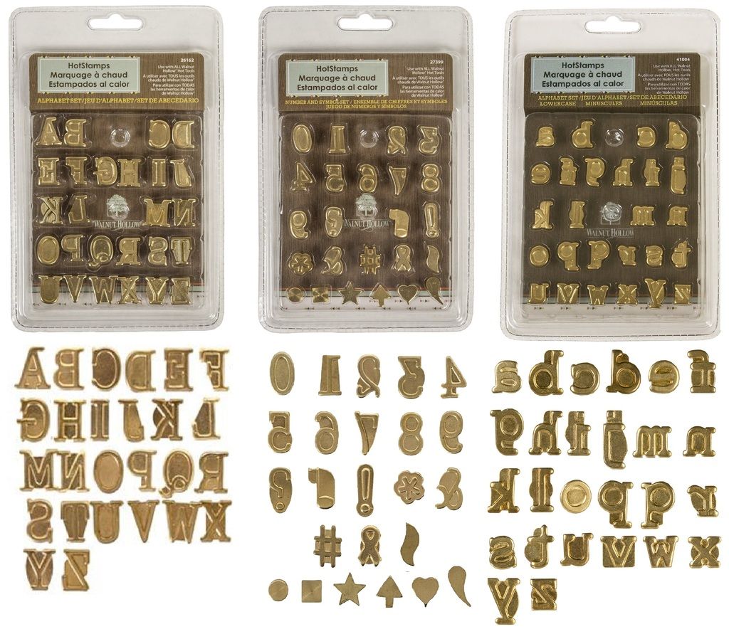 Wood Burning PYROGRAPHY SET Pen Soldering Tips Art Crafts Kit ALPHABET