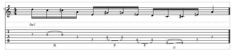 Chromatic Passing Tones 01