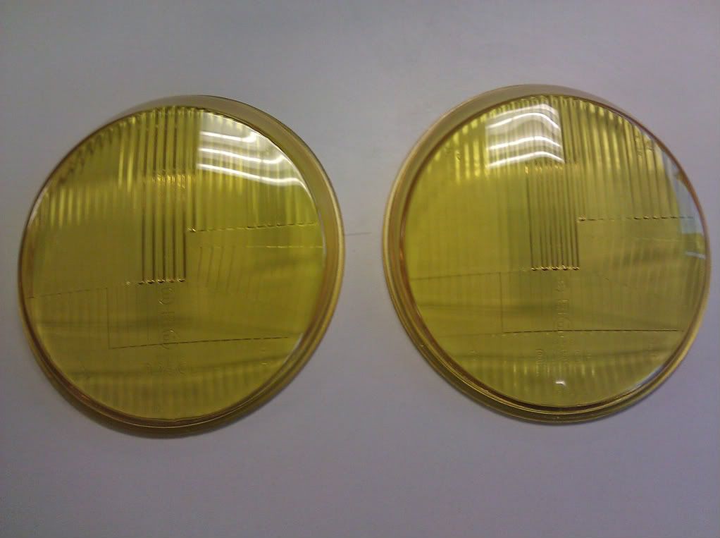 Bosch French Yellow Glass Porsche 911 Headlight Lenses Pelican Parts
