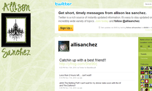 Alli Sanchez Twitter