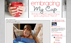 Embracing My Cup