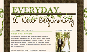 Everyday, A New Beginning