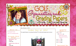 Golf, Grading Papers, and Gymnastics