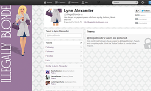 Illegally Blonde Twitter