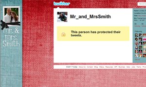 Mr and Mrs Smith Twitter