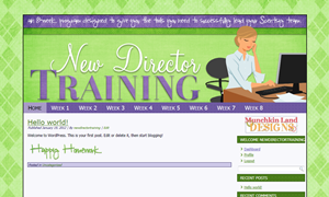 New Director Training