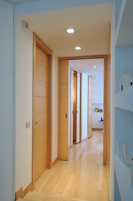 Porte scorrevoli per interni: ristrutturazione con i sistemi per ... Parete in cartongesso con porta