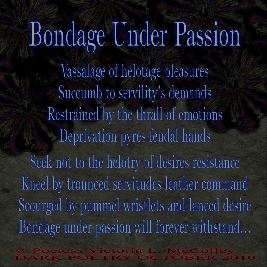 Bondage Poetry 108
