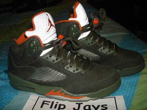 jordan 5 olive