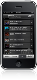 Metallica ganha APP para iPhone e iPod Touch.