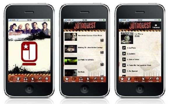 Apple aprova o App para iPhone da Banda Jota Quest.