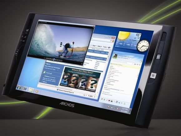 Archos revela seu novo Tablet com display de 9" e Sistema Windows 7