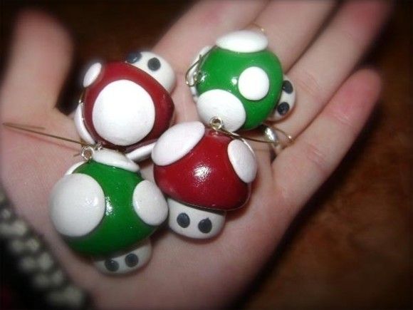 Deixe sua árvore de natal mais divertida com os cogumelos do Super Mario!