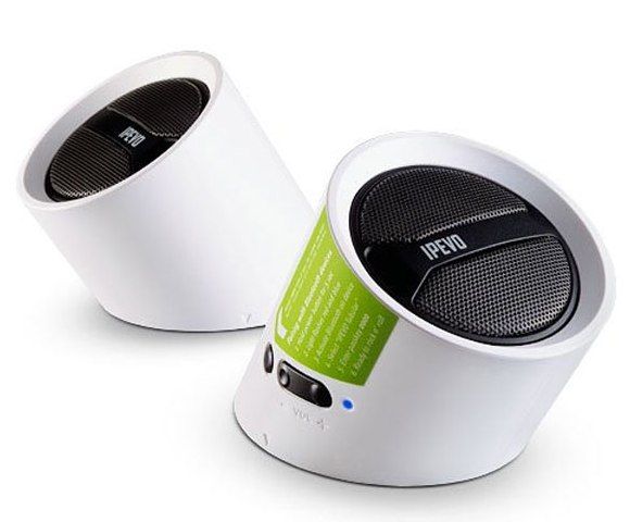 Speaker Tubular toca a música de seu MP3 Player ou iPods via Bluetooth.