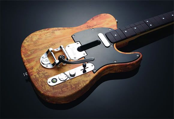 Guitarra da Fender para XBox 360 trará mais realidade e agilidade aos jogos de guitarra.