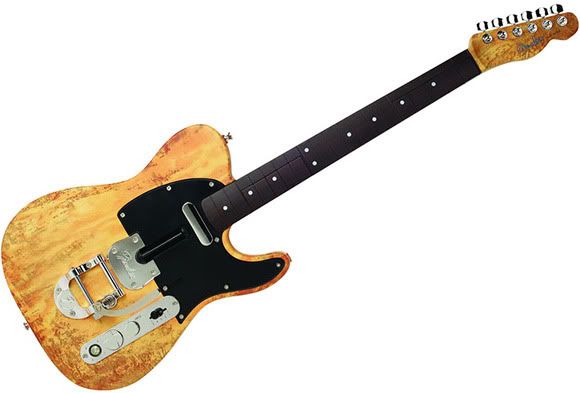 Guitarra da Fender para XBox 360 trará mais realidade e agilidade aos jogos de guitarra.