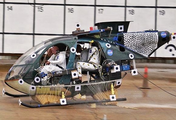 NASA desenvolve airbags para Helicópteros