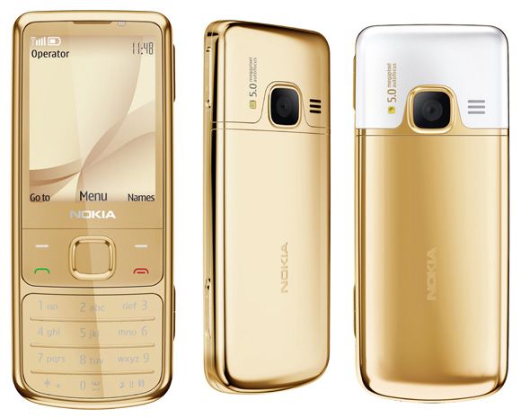 Nokia 6700 classic Série Ouro
