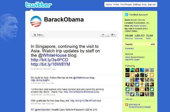 Barack Obama admite que nunca usou o twitter!