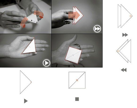 The PLAY - Um MP3 Player em forma de Origami.