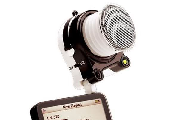 PodXtreme é um falante amplificador para iPhones, iPods e MP3 Players.