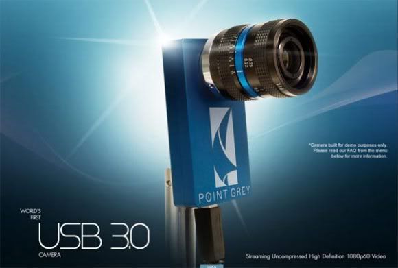 A 1ª Webcam USB 3.0 do Mundo faz filmes em full HD.