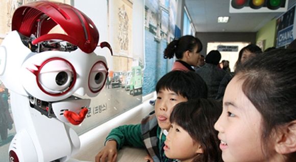 Em breve os robôs chegarão às salas de aula na Coréia.