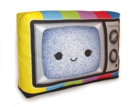 Almofada Mini Tv relembra as TVs antigas!