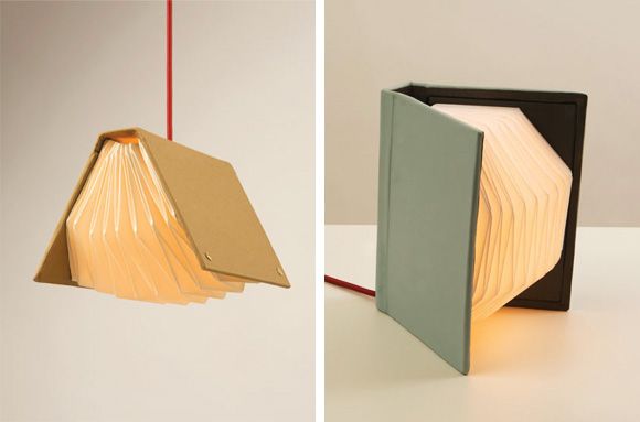 Book Lamp - Um livro que se transforma em luminária.