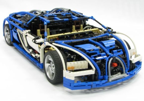 Bugatti Veyron feita de LEGO. E funciona de verdade! (com vídeo)