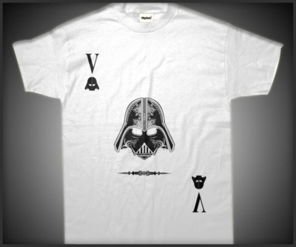 Camiseta Ás de Darth Vader.