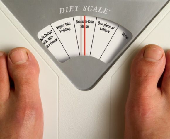 Diet Scale - Uma balança que mostra o que você deve comer ao invés de seu peso.