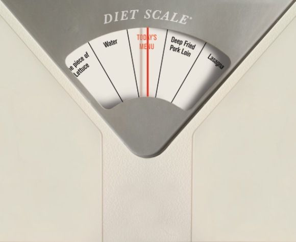 Diet Scale - Uma balança que mostra o que você deve comer ao invés de seu peso.