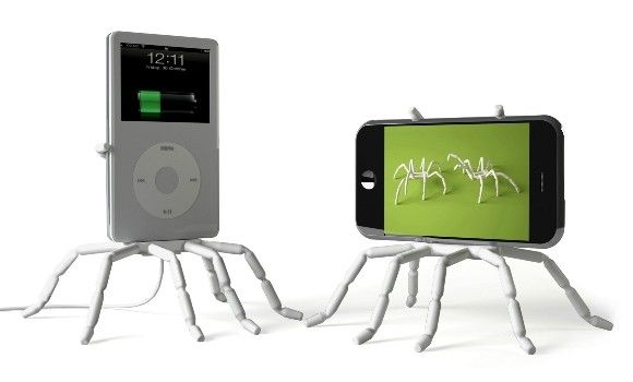 Spiderpodium - Suporte para iPhone em forma de Aranha.