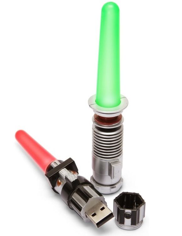 Pen Drives Sabres de Luz do Star Wars.