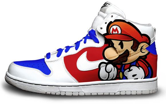 Um Nike para fãs de Super Mario.