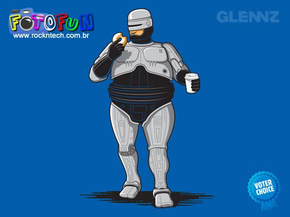 FOTOFUN - Robocop - Efeito Donuts.