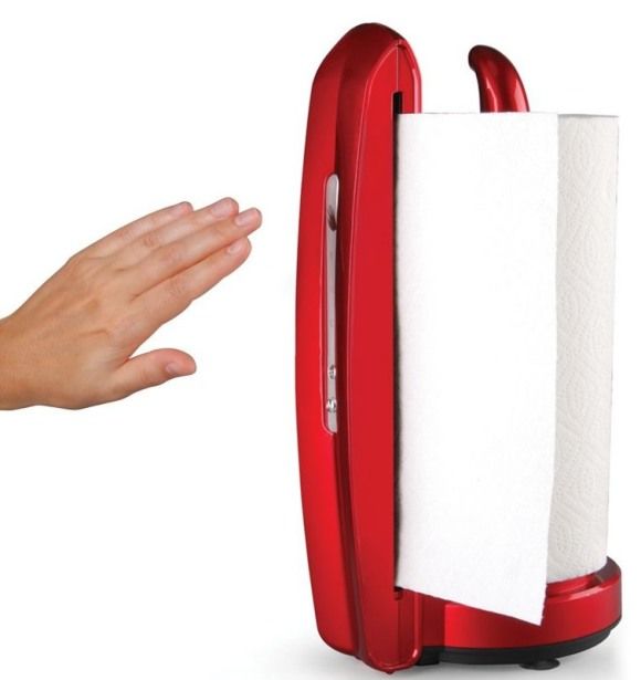 Touchless - Um dispenser de papel toalha eletrônico.