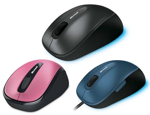 Novos Mouses BlueTrack da Microsoft serão baratos e precisos.
