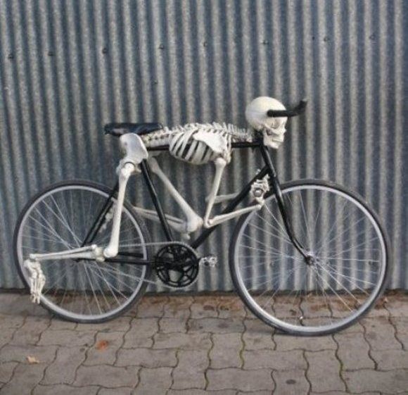 FOTOFUN - Esqueleto de bicicleta.