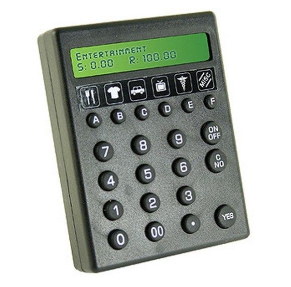 Uma calculadora para ajudar no orçamento pessoal.