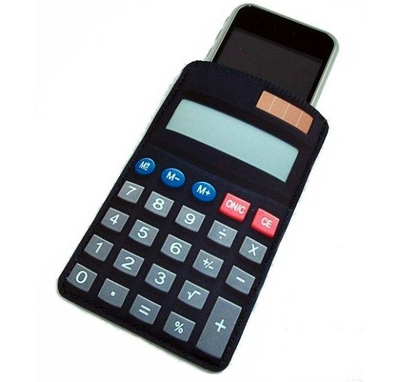 Case para iPhone em forma de Calculadora.