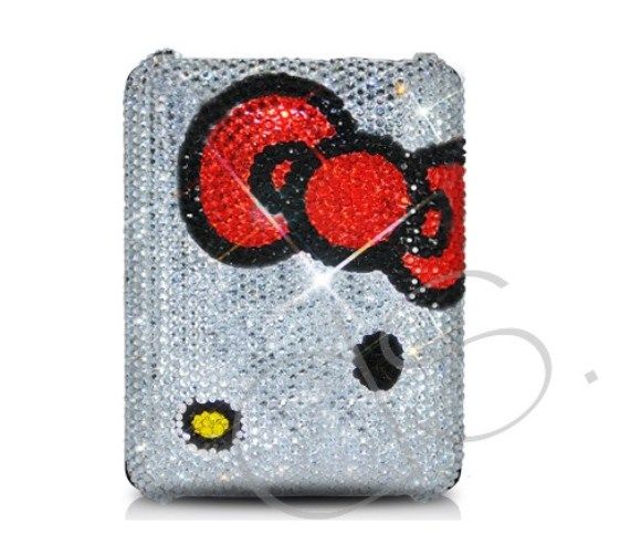 Case para iPad da Hello Kitty coberta por cristais Swarovski.