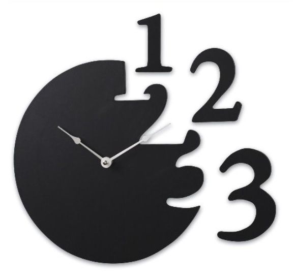 Cut out clock - Um relógio maluco.