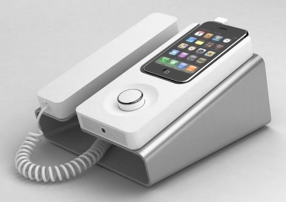 Desk Phone Dock transforma seu iPhone em um telefone simples de mesa. (com vídeo)