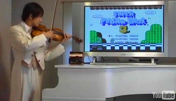 Clássicos do Videogame como Super Mário e Donkey Kong tocados em Violino.