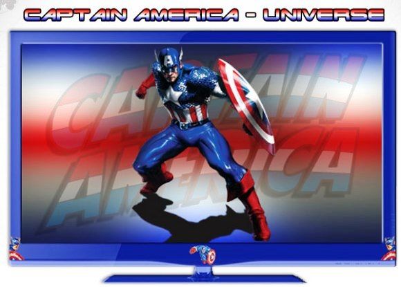 Marvel lança HDTV personalizada do Capitão América