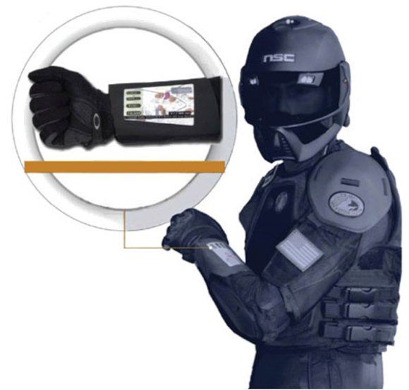 HP desenvolve display flexível para equipar o uniforme de soldados e militares.