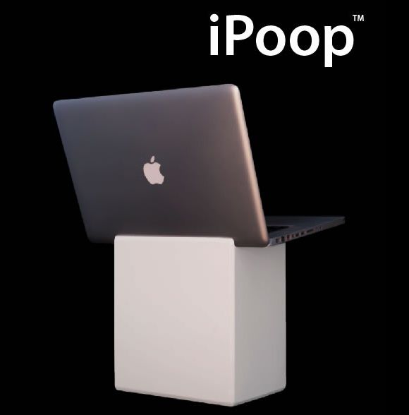 iPoop - Perfeito para usar o notebook no trono!