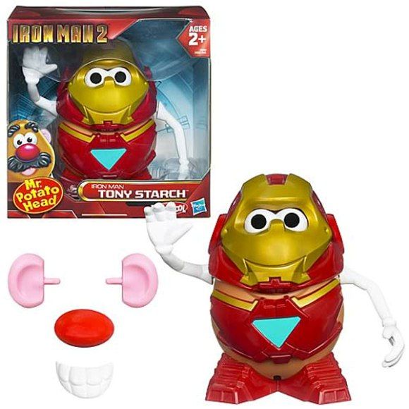 Mr. Potato versão Iron Man.